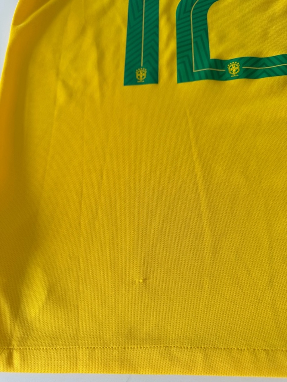 Nike Marcelo Brazil Soccer Jersey with Number 12 - Picture 8 of 8
